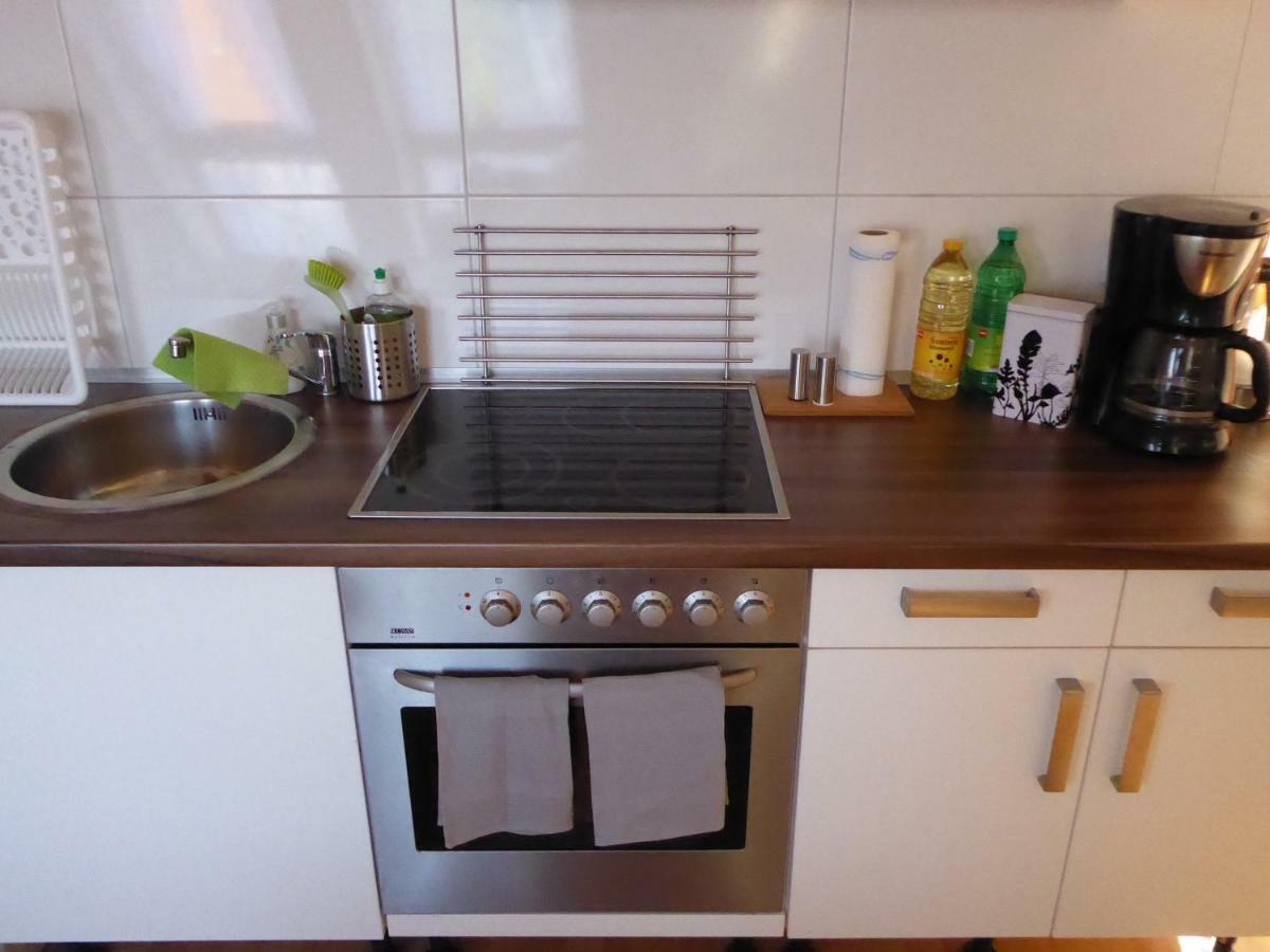 Ostseeferienwohnung Storchennest ダッソー  エクステリア 写真
